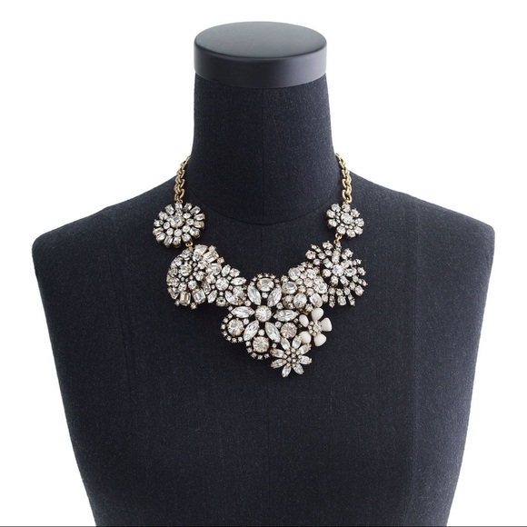 J. Crew Jewelry - J Crew floral lattice necklace